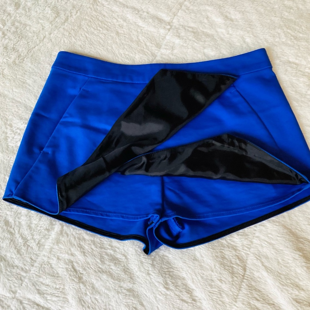 Express Womens Stretch Polyester Solid Royal Blue… - image 2